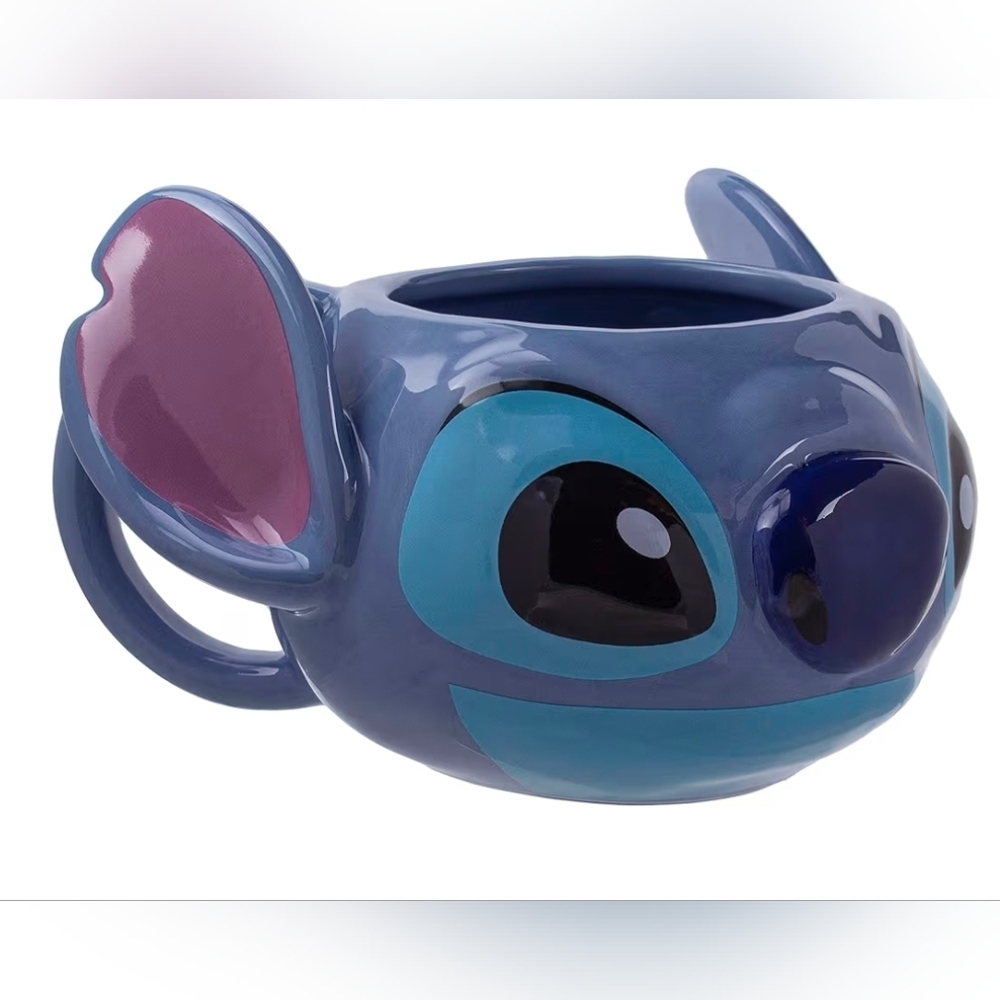 Disney Lilo & Stitch - Stitch Head 3D Shaped Mug Paladone New Boxed Blue Mug